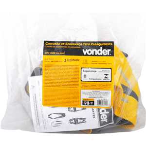 Cinturão de segurança tipo paraquedista, CPV 700E, VONDER