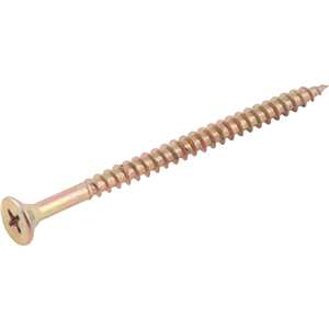 Parafuso madeira chipboard, cabeça chata, fenda cruzada/phillips, 5,0 mm x 75,0 mm, VONDER
