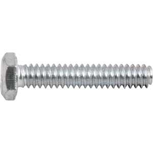 Parafuso sextavado zincado, 3/16" x 1", UNC, rosca total, VONDER