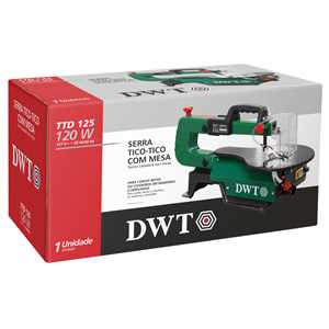 Serra tico-tico com mesa, 127 V~, 120 W, TTD125 DWT
