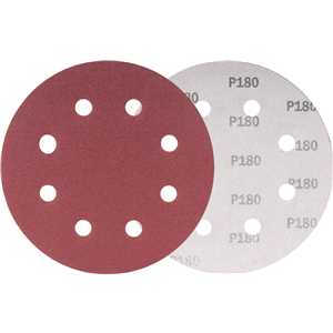 Disco de lixa com costado em pluma 180 mm, grão 180, para a lixadeira LPV 750, VONDER