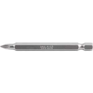Bits/ponteira phillips com encaixe 1/4", nº 1 x 75 mm, com 5 peças, VONDER