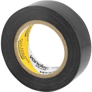 Fita isolante, 19,0 mm x 10 m, preta, VONDER PLUS
