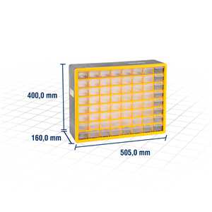 Organizador plástico OPV 310 VONDER