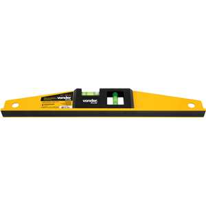 Nível de alumínio 14", com base magnética, trapezoidal, VONDER PLUS