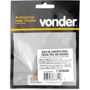 Bico de contato 1 mm x 30 mm, para tocha TMV 250/300/400 VONDER