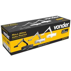 Mola aérea para porta, branca, potência 2, VONDER