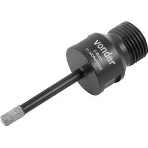 Serra copo diamantada, 6 mm, para esmerilhadeira, VONDER