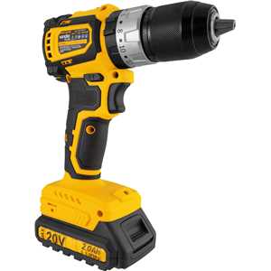 Parafusadeira/furadeira de impacto a bateria, 20 V, fonte de carregamento bivolt automática, PFV 212CIB VONDER PLUS