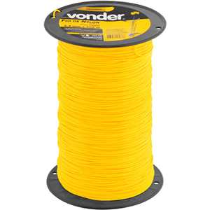 Fio de nylon, 2,4 mm x 500 m, redondo, VONDER