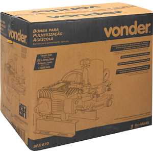 Bomba para pulverização agrícola, BPA 070, VONDER