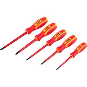 Jogo de chaves de fenda/phillips com 5 peças, IEC60900, VONDER