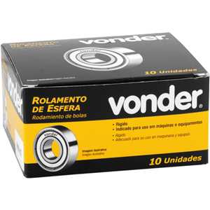 Rolamento rígido de esfera, 6002-ZZ, VONDER
