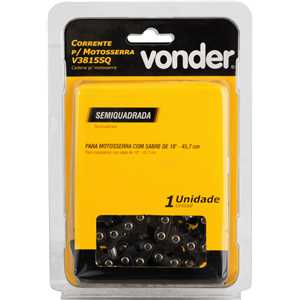 Corrente para motosserra com sabre de 18'', V3815SQ, VONDER