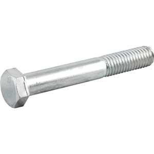 Parafuso sextavado zincado 1/2" x 3.1/2", UNC, rosca parcial, VONDER