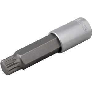 Soquete multidentado, longo, com encaixe de 1/2", M16, VONDER