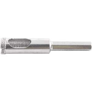 Serra copo diamantada 12 mm, refrigerada, com haste, VONDER