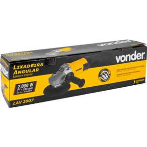 Lixadeira angular 7", 2.000 W, LAV 2007, 127 V~ VONDER