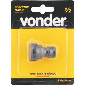 Conector plástico para torneira, rosca macho 3/4" VONDER