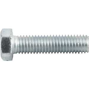 Parafuso sextavado zincado 1/2" x 2", UNC, rosca total, VONDER