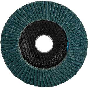 Flap-disc, disco de desbaste/acabamento, 4.1/2" - 115 mm, cônico, grão 40, VONDER