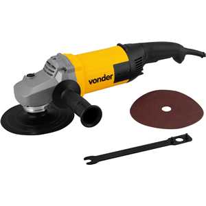 Lixadeira angular 7", 2.000 W, LAV 2007, 127 V~ VONDER