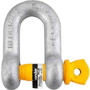 Manilha reta para cabo de aço, 7/8", VONDER PLUS