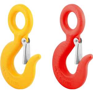 Gancho de aço com olhal, 5,0 toneladas, 3/4", com trava, VONDER