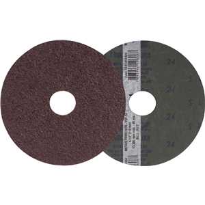 Disco de lixa costado em fibra, 4.1/2", grão 24  VDF 12, VONDER