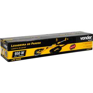 Lixadeira de parede, com LED, 950 W, 220 V~, LPV 950B VONDER PLUS