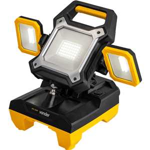 Refletor de LED, bateria intercambiável de 18 V, sem bateria e sem carregador, IRV 1848 VONDER