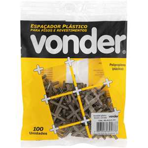 Espaçador plástico, 3,0 mm, VONDER