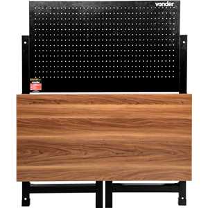 Bancada dobrável com porta-ferramentas, 1.200 mm x 1.440 mm x 640 mm, 150 kgf, VONDER
