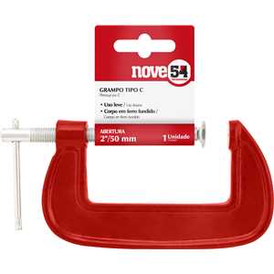 Grampo sargento (tipo C), 4", NOVE54