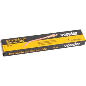 Extensão de solda 200 oxiacetilênico, nº 06, VONDER