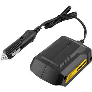 Carregador de bateria 18 V, linha intercambiável, carregamento convencional, com conector automotivo 12 V, ICBV 1843, VONDER