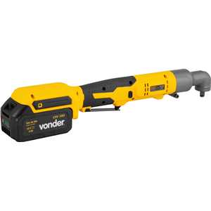 Chave de impacto angular, bateria 18 V, encaixe de 3/8", carregador bivolt, CIV 183, VONDER