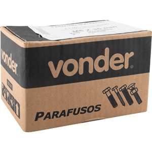 Parafuso sextavado 8.8, 6 mm x 35 mm, MA, rosca total, DIN 933, VONDER