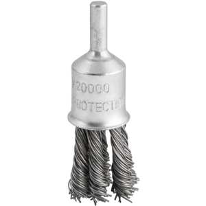 Escova de aço inox torcido, tipo pincel, 19 mm, VONDER