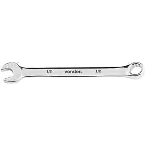 Chave combinada 32 mm, aço cromo vanádio, reta cromada, VONDER