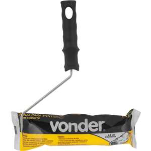 Rolo de lã para pintura, 15 cm, com suporte, VD 958, VONDER