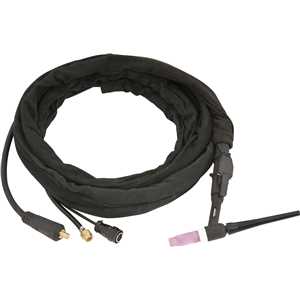 Tocha TIG 200 A TTV 200, com engate rápido de 9 mm, com gatilho, 4 metros, VONDER