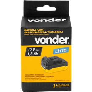 Bateria 12 V, íons de lítio, para PFV 120 VONDER