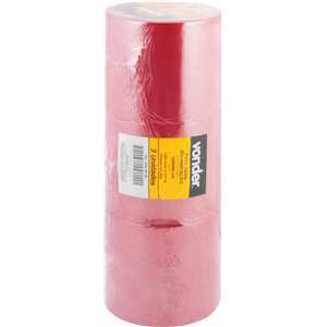 Fita adesiva para demarcação, 100 mm x 30 m, vermelha, VONDER
