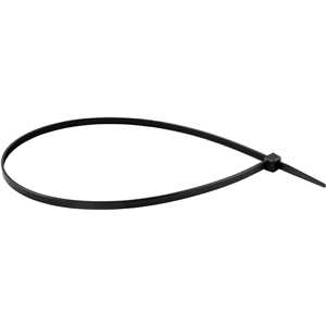 Abraçadeira de nylon, preta, 400 mm x 4,8 mm, com 100 peças, VONDER