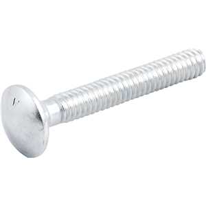 Parafuso francês zincado, 1/4" x 1.3/4", com porca, VONDER