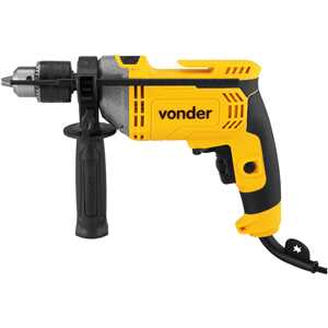 Furadeira de impacto 1/2", 710 W, 127 V~, com jogo de 9 brocas, FIV 709 VONDER