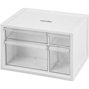 Organizador plástico com 4 gavetas, OPV 0234, VONDER