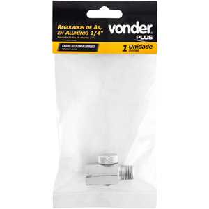 Regulador de ar, em alumínio, 1/4", VONDER PLUS