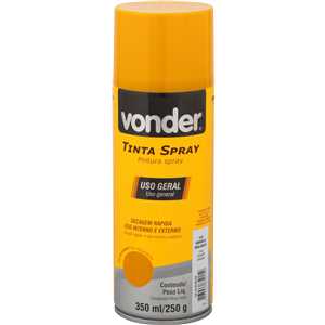 Tinta em spray amarela, 350 ml/250 g, VONDER